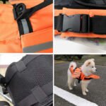 Dog Life Jacket with Cute Angel Wings, High Buoyancy Pet Safety Vest with Bright Reflective Strips & Rescue Handle, Ripstop 420D Oxford Dog Swimwear for Swimming, Pool, Beach & Boating - Image 3