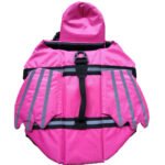 Dog Life Jacket with Cute Angel Wings, High Buoyancy Pet Safety Vest with Bright Reflective Strips & Rescue Handle, Ripstop 420D Oxford Dog Swimwear for Swimming, Pool, Beach & Boating - Image 4