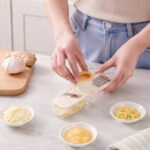 3-in-1 Garlic Grater, Slicer & Ginger Grinder with Hand Guard - Image 3