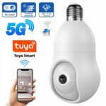 4MP Light Bulb Security Camera, 360° Pan/Tilt Indoor WiFi Camera with 2-Way Audio, Smart Pet Monitor for Dogs & Cats, Auto Tracking & Color Night Vision - Image 2